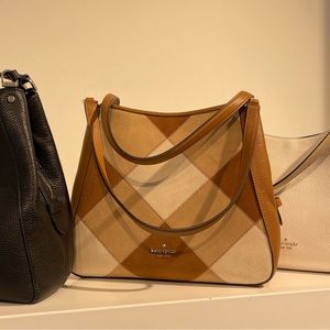 Kate Spade Leila Medium Triple Compartment Shoulder Bag
Patchwork Suede